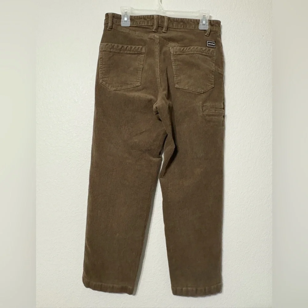 Volcom Men’s Mocha Brown Corduroy Skate Pants.